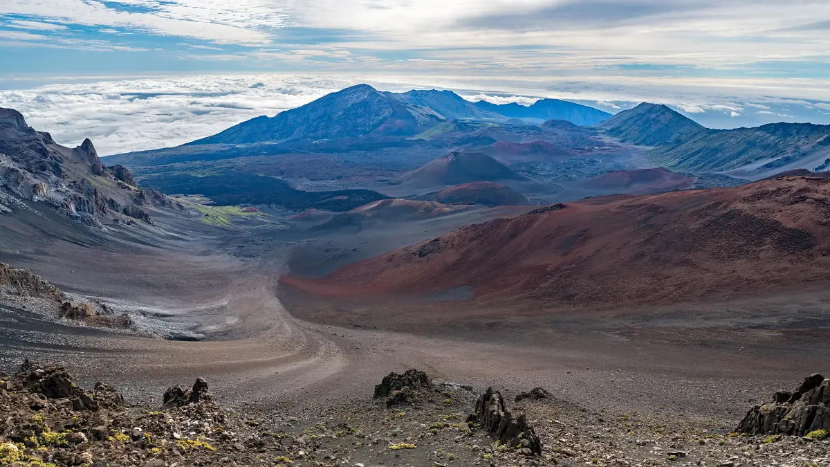 Der Krater des Haleakalā