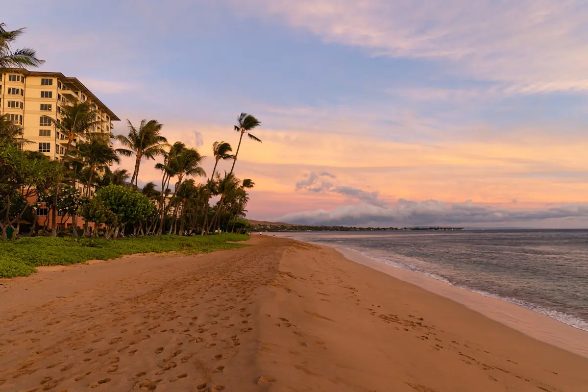 Kaanapali Beach am Abend